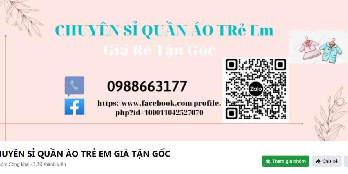 CHUYÊN SỈ QUẦN ÁO TRẺ EM GIÁ TẬN GỐC https://www.facebook.com/groups/773319573736383/