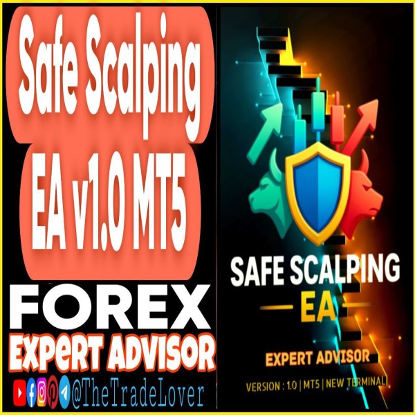 Safe Scalping EA v1.0 MT5 + Presets (Works on Build 5120+) | Forex Robot | MT5 Expert Advisor - The Trade Lovers